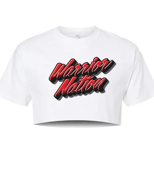 WN White Crop Tee