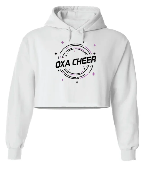 OXA White Crop Hoodie