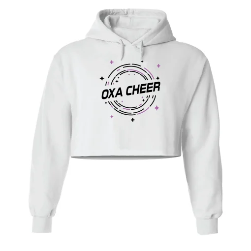 OXA White Crop Hoodie