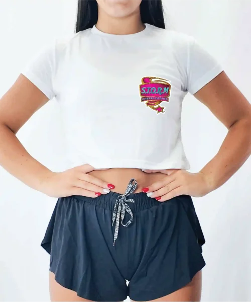SC Special White Crop Tee