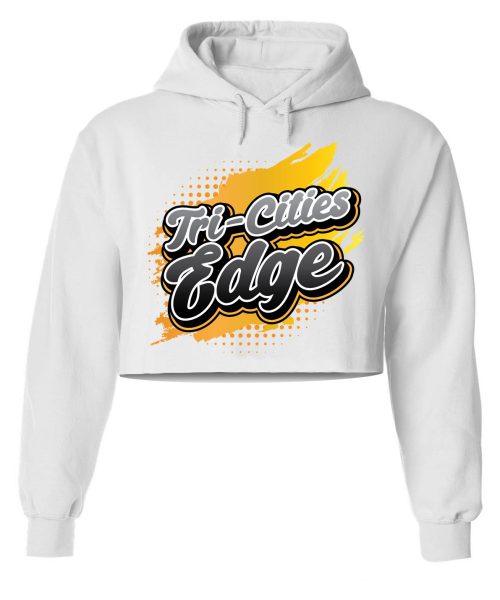 TCE New White Crop Hoodie