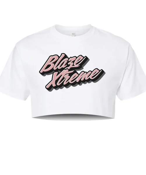 BX White Crop Tee