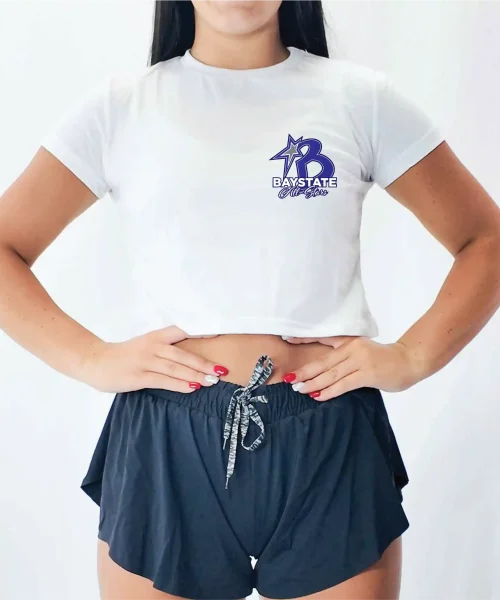 BA Special White Crop Tee