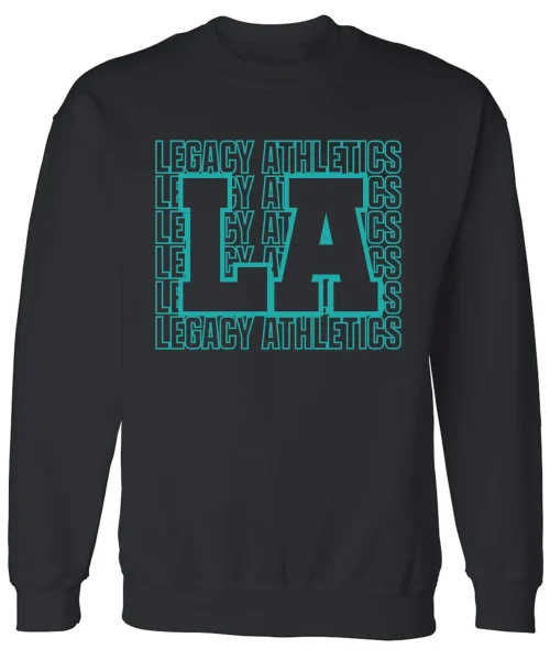 LA Black Crewneck