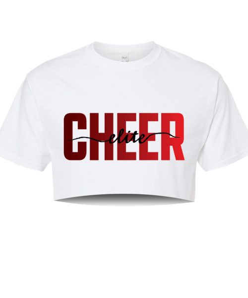 CE White Crop Tee