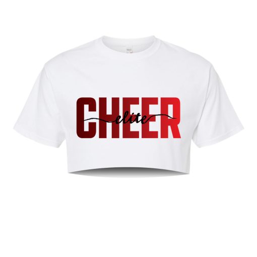 CE White Crop Tee