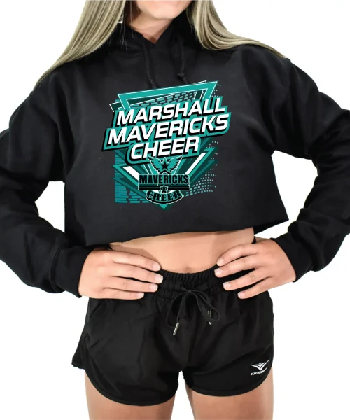 MC Black Crop Hoodie