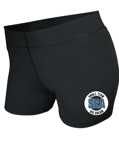 SEA Black Performance Shorts