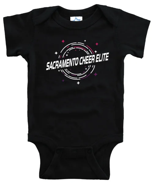 SCE Black Baby Onesie