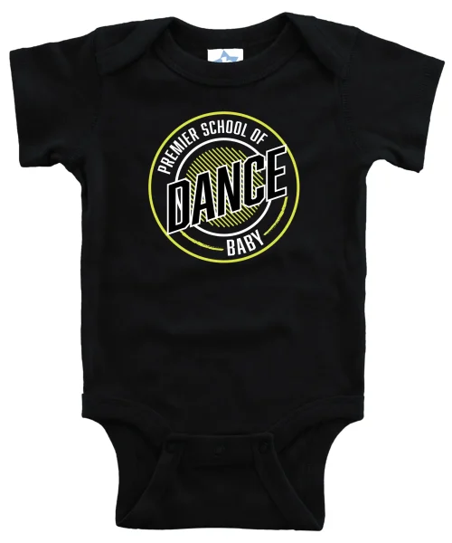 PSOD Black Baby Onesie