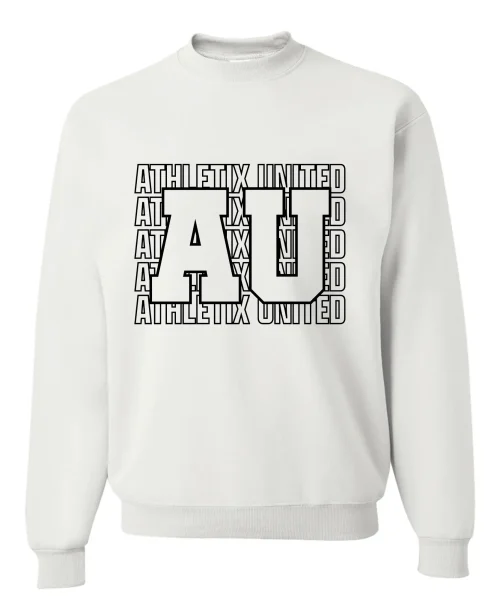 AU White Crewneck