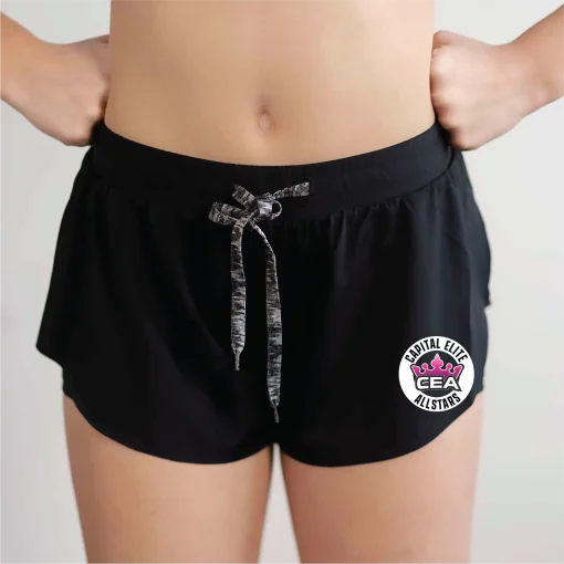 CEA Black Flutter Short