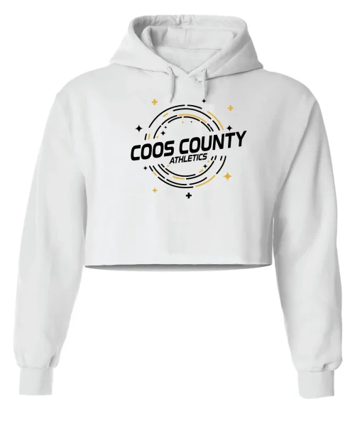 CCA White Crop Hoodie