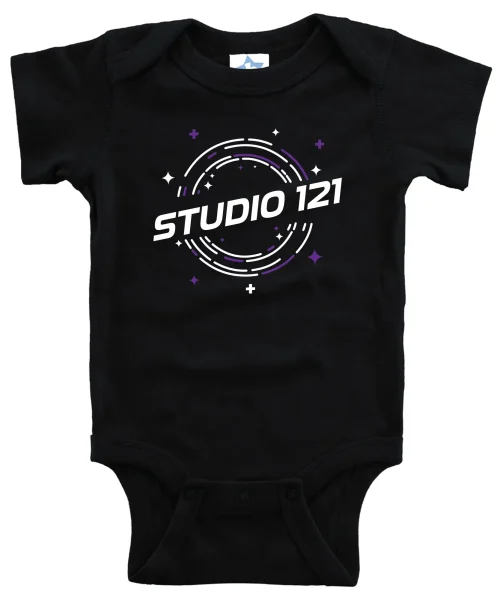 121 Black Baby Onesie