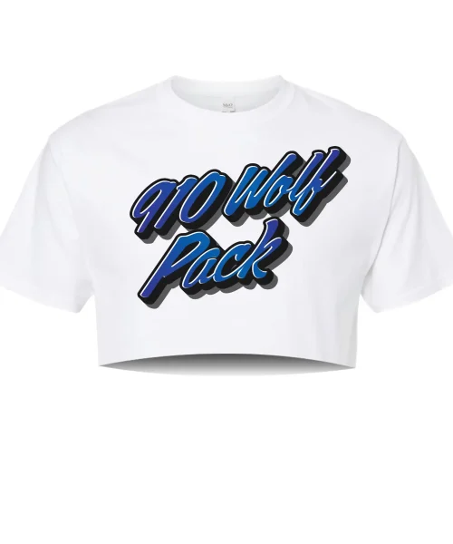 910 White Crop Tee