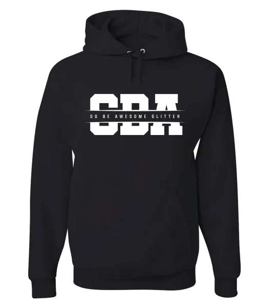 GBA Glitter Black Hoodie