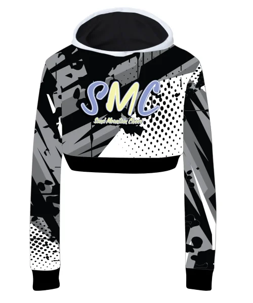 SM Crop Graphic Hoodie