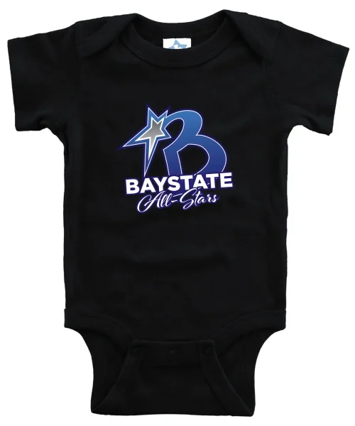 BA Black Baby Onesie