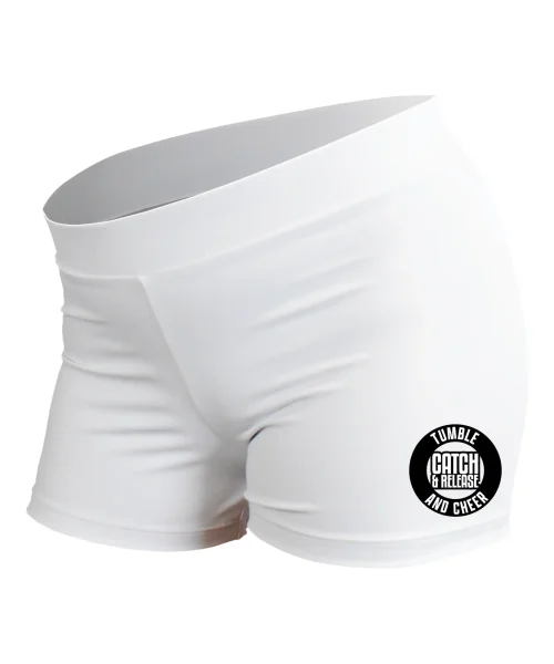 C&R White Performance Shorts