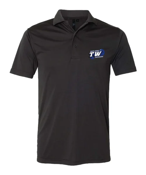 TWA Black Polo