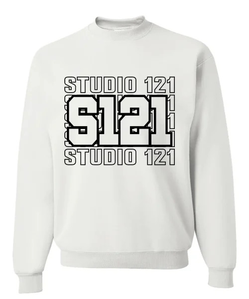 121 White Crewneck