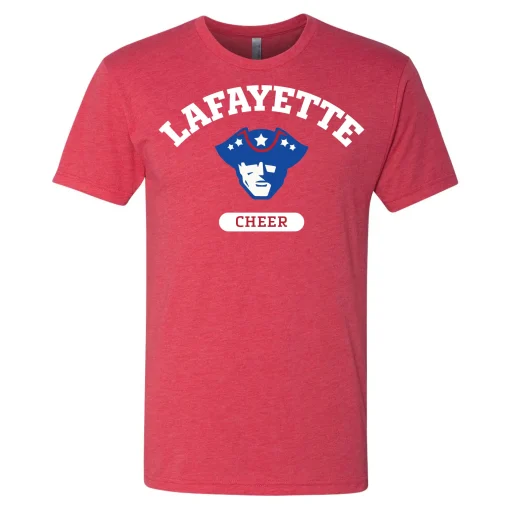 Layfayette HS Cheer Red Tee