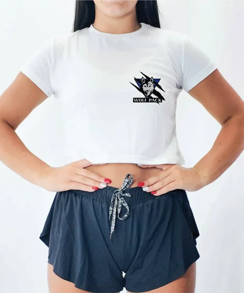 910 Special White Crop Tee