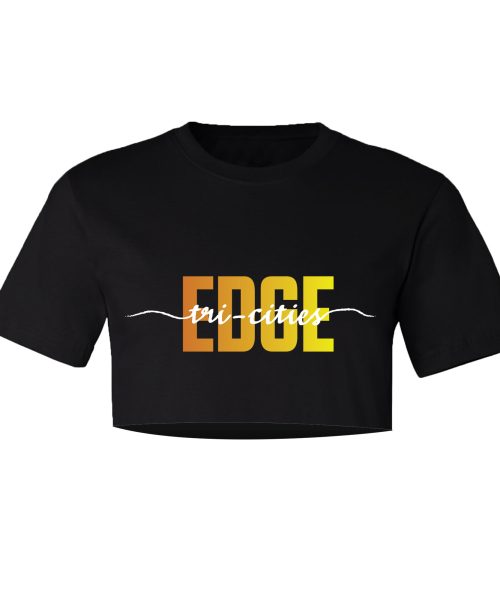 TCE Black Crop Tee