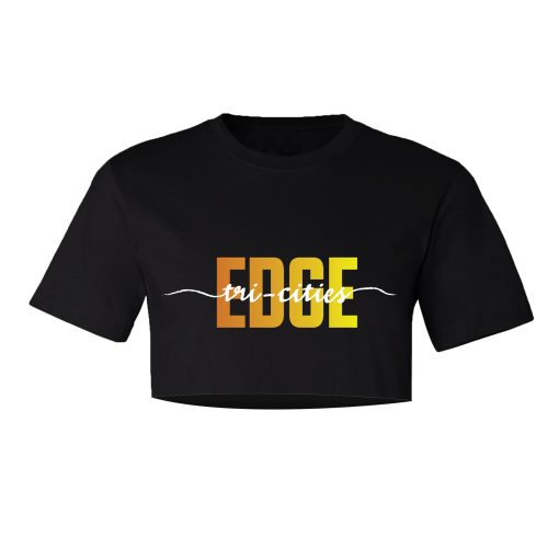TCE Black Crop Tee