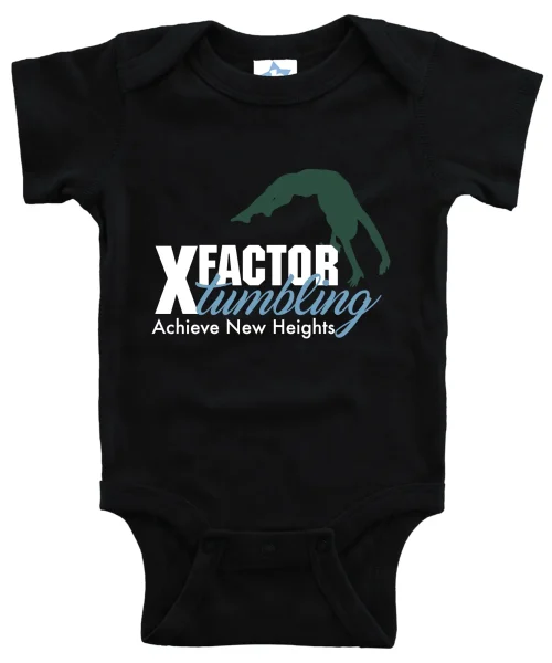 XFT Black Baby Onesie