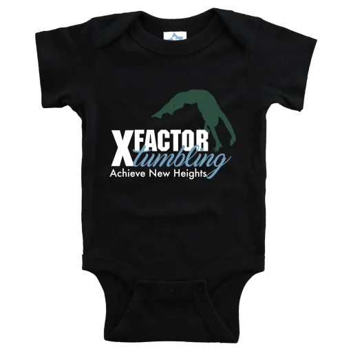XFT Black Baby Onesie