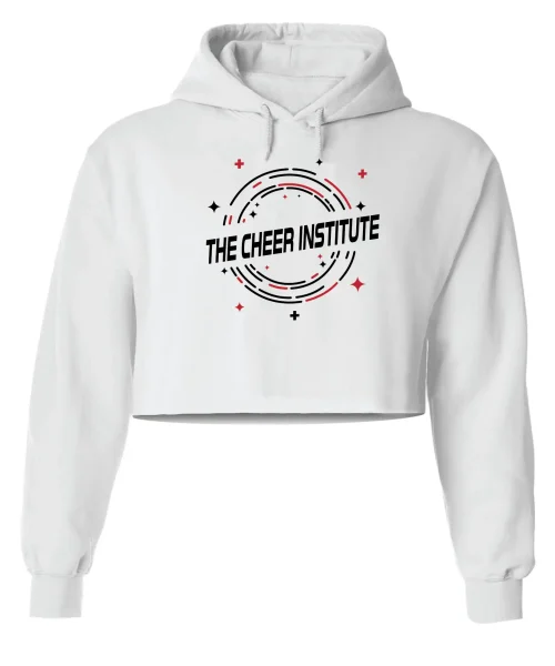 TCI White Crop Hoodie