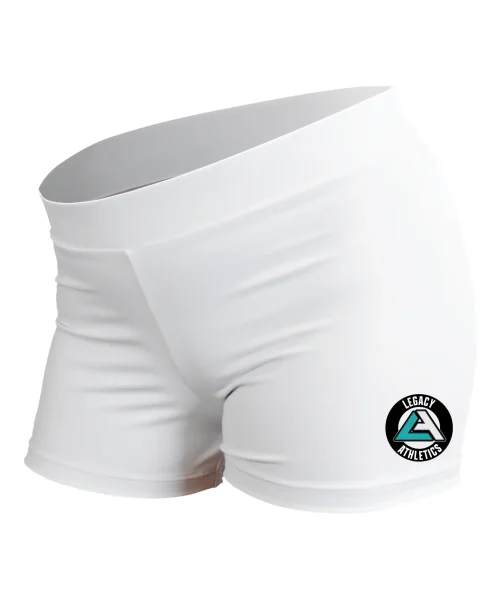 LA White Performance Shorts