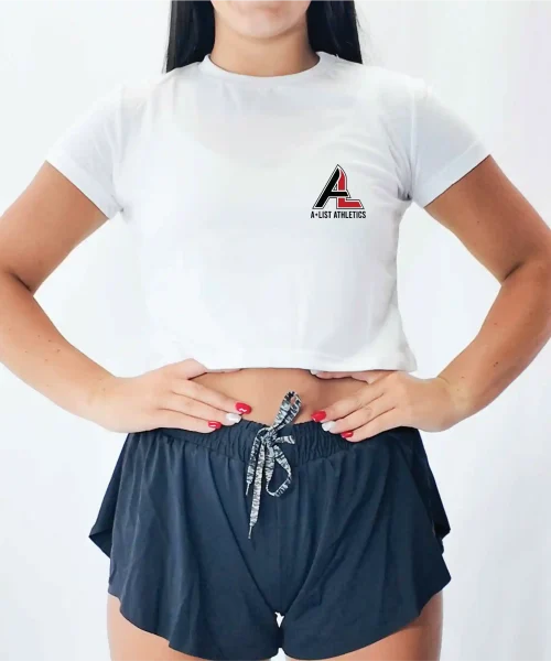 ALA Special White Crop Tee