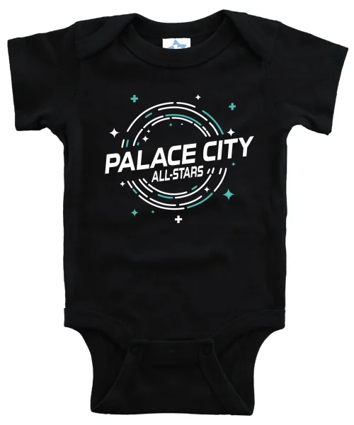 PCA Black Baby Onesie