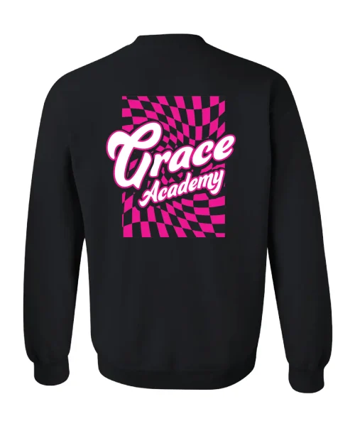 GRACE Black Crewneck