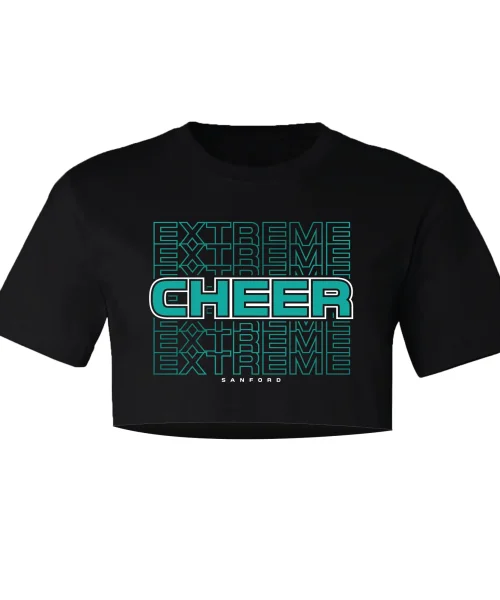Sanford Black Crop Tee