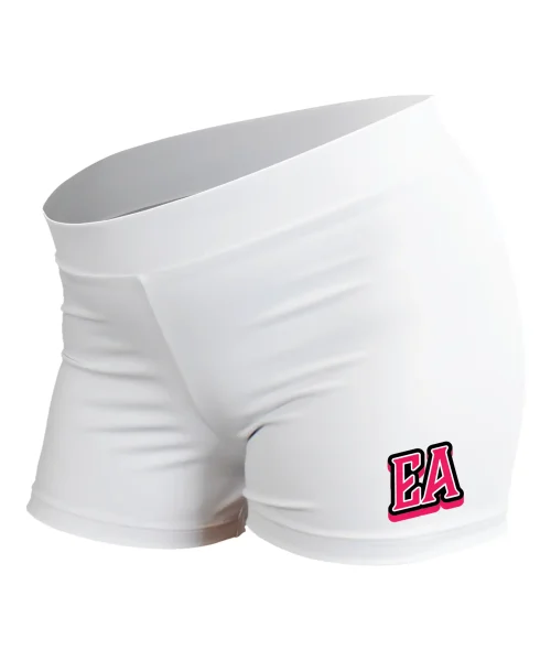 EA White Performance Shorts