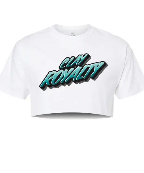 CR White Crop Tee