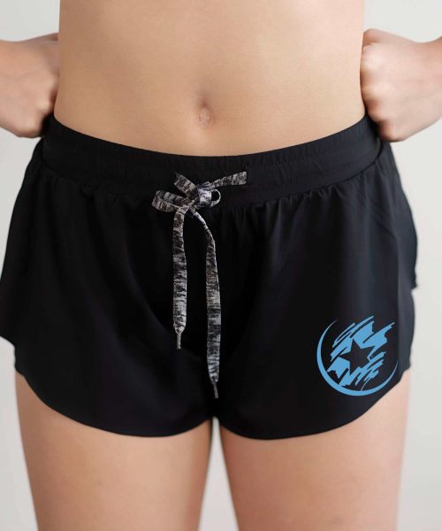 Dream Black Flutter Short
