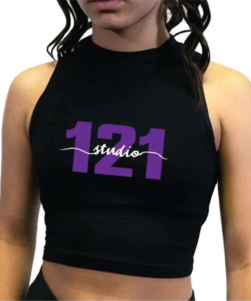 121 High Collar Crop