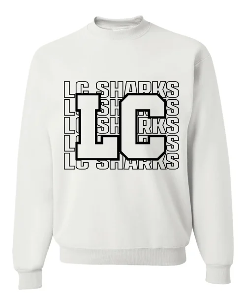 LC White Crewneck
