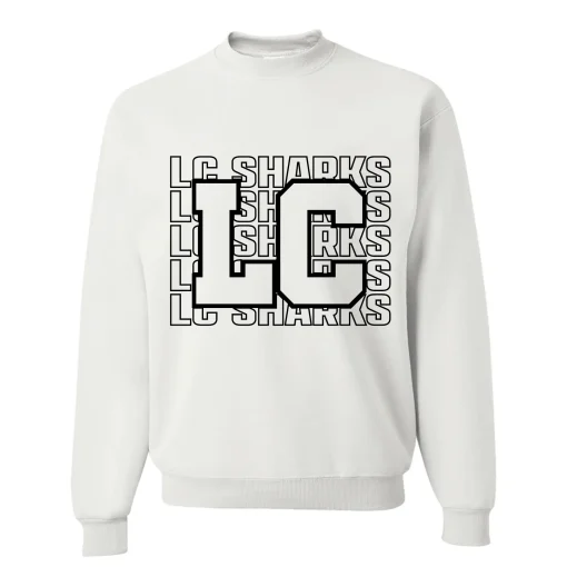 LC White Crewneck