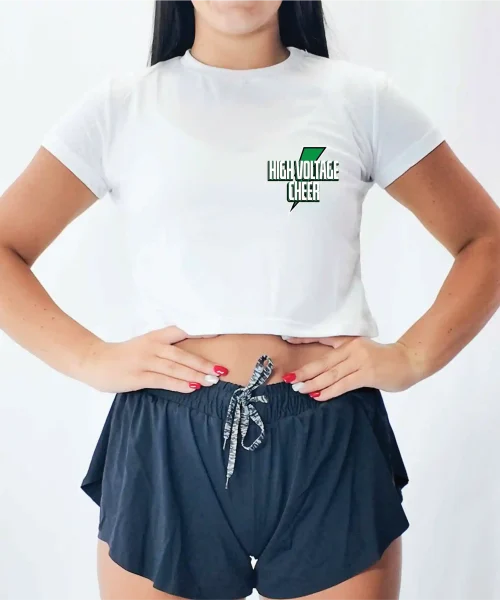 HVC Special White Crop Tee