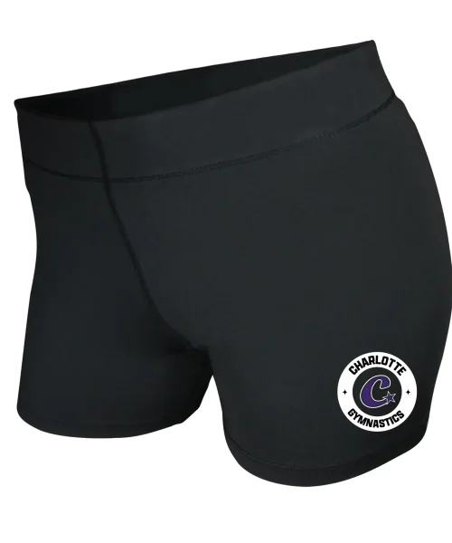 Charlotte Allstar Gymnastics Black Shorts