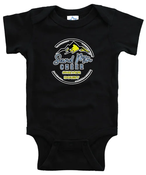 SM Black Baby Onesie