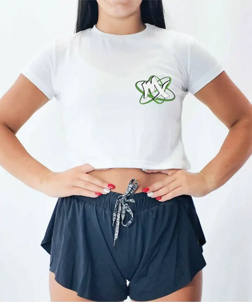 MX Special White Crop Tee