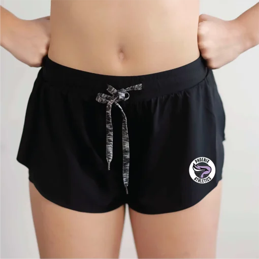 PA Black Flutter Short