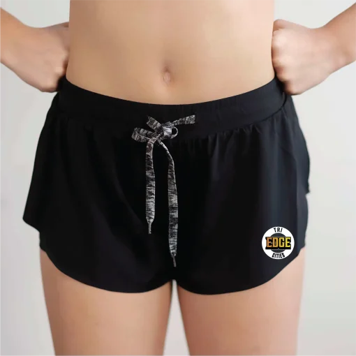 TCE Black Flutter Short
