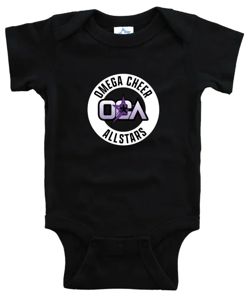 OCA Black Baby Onesie